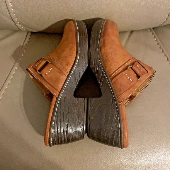 B.O.C. Women's Polly Mule Comfort Clog Brown Faux Leather Size 9M - Picture 9 of 12